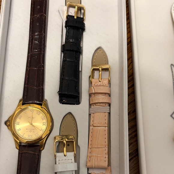 Invicta Gold Watch Set with Multiple Straps main image 8